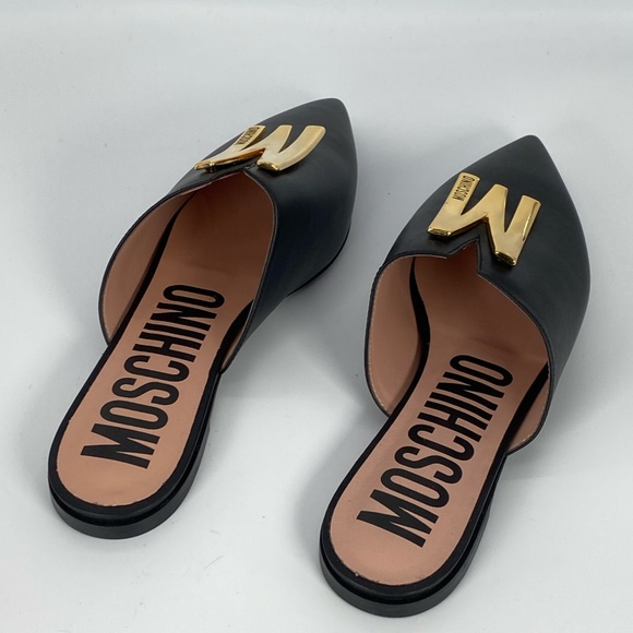 Moschino Pointed-toe Flat Mule - Picture 2 of 7